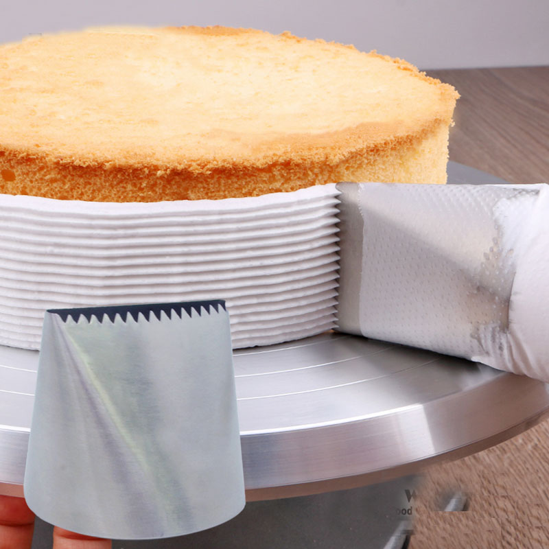 Kitchen Baking Decor - Extra Large Stainless Steel Cake Decorating