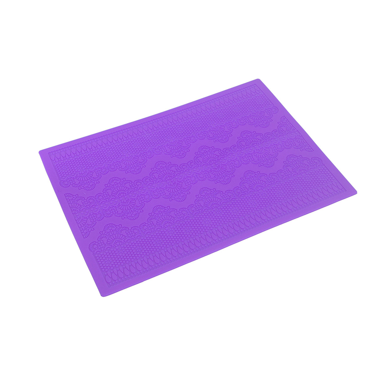 Kitchen Baking Decor - 1pcs Silicone Mat Purple Food-Grade Cake