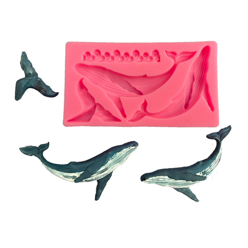 Kitchen Baking Decor - DIY Whale Silicone Mold Ocean Series