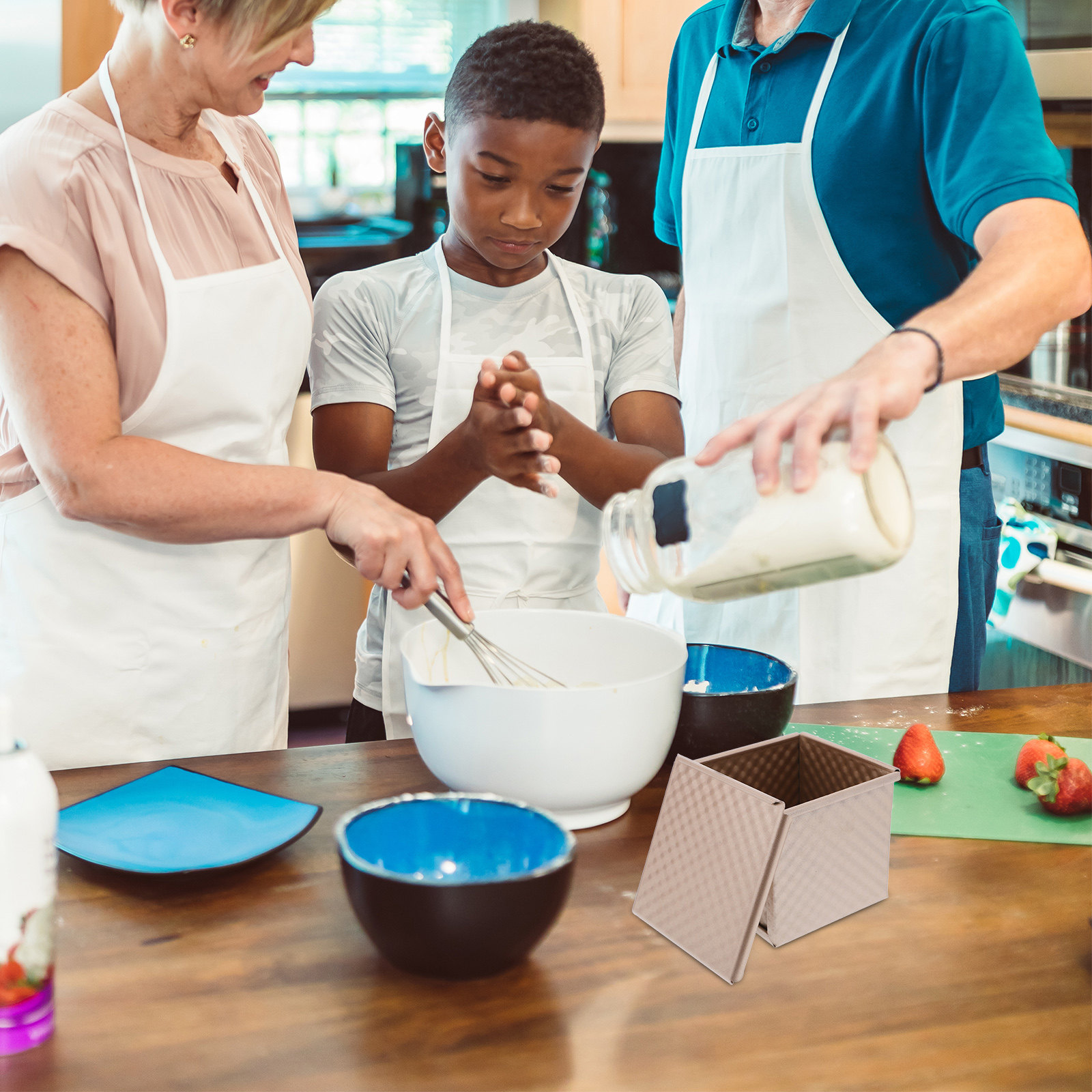Mini Pullman Loaf Pan Non Stic - Mini Kitchen Baking review and price