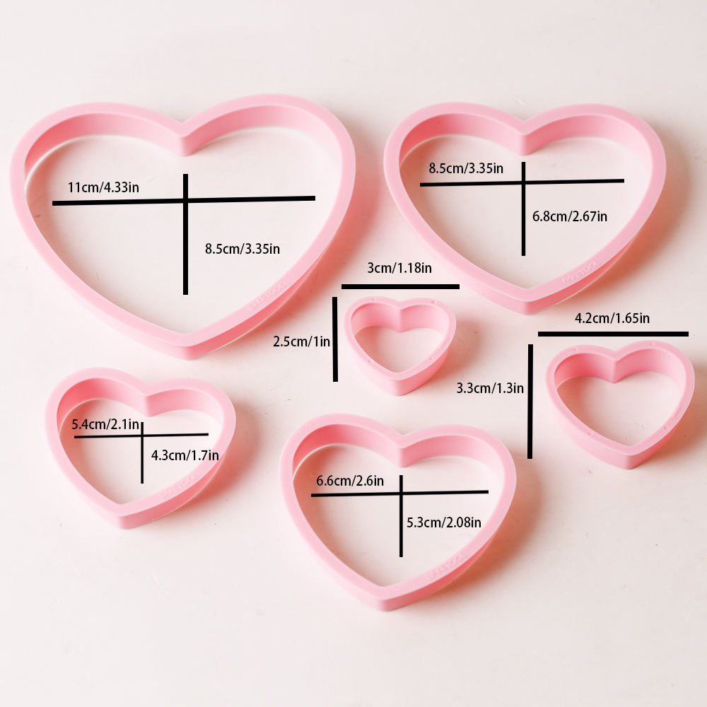 1set/3sets Pink Heart Star Flo - Cookie Cutter Set review and price