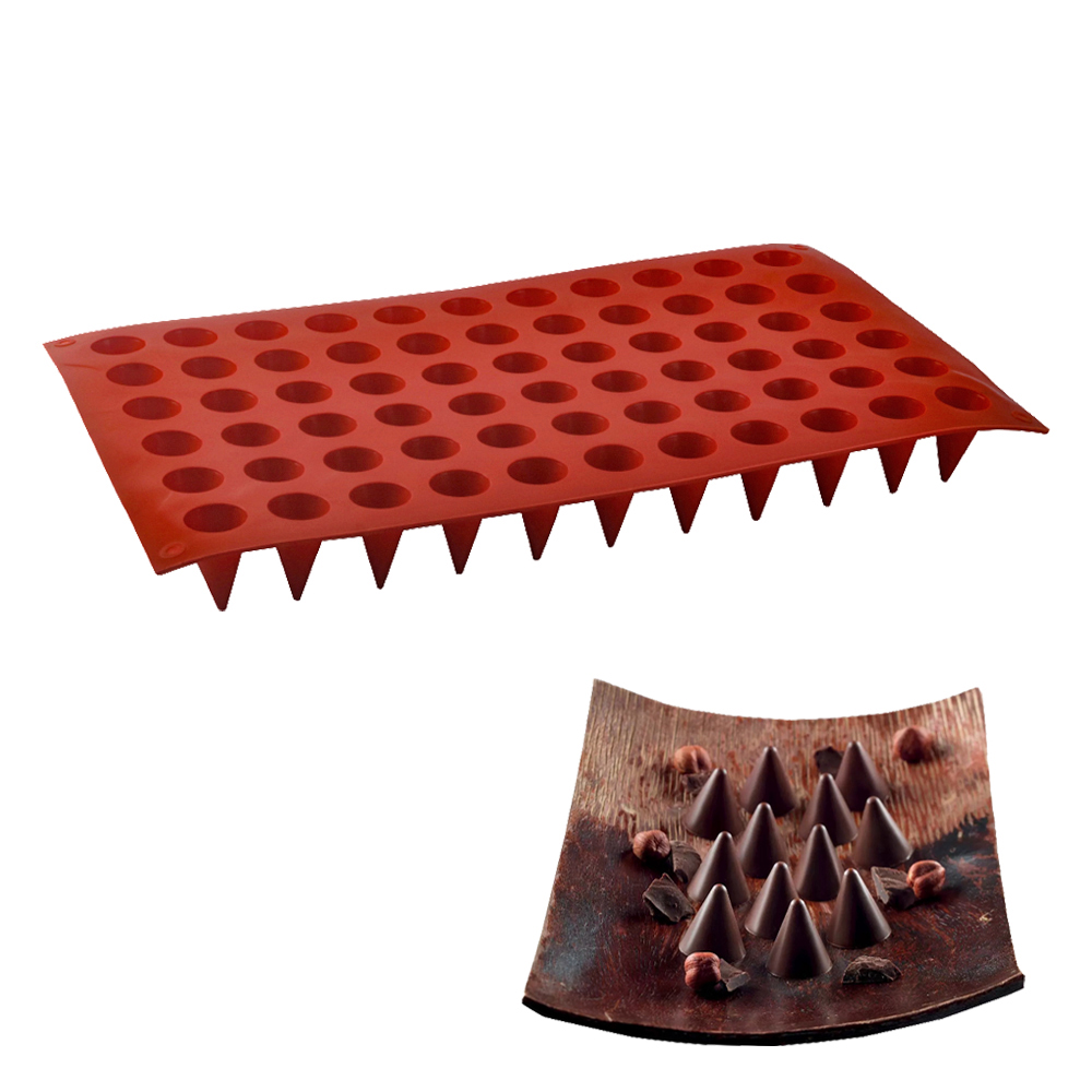 66-Cells Cone Chocolate Baking - Kitchen Baking Decor review and price