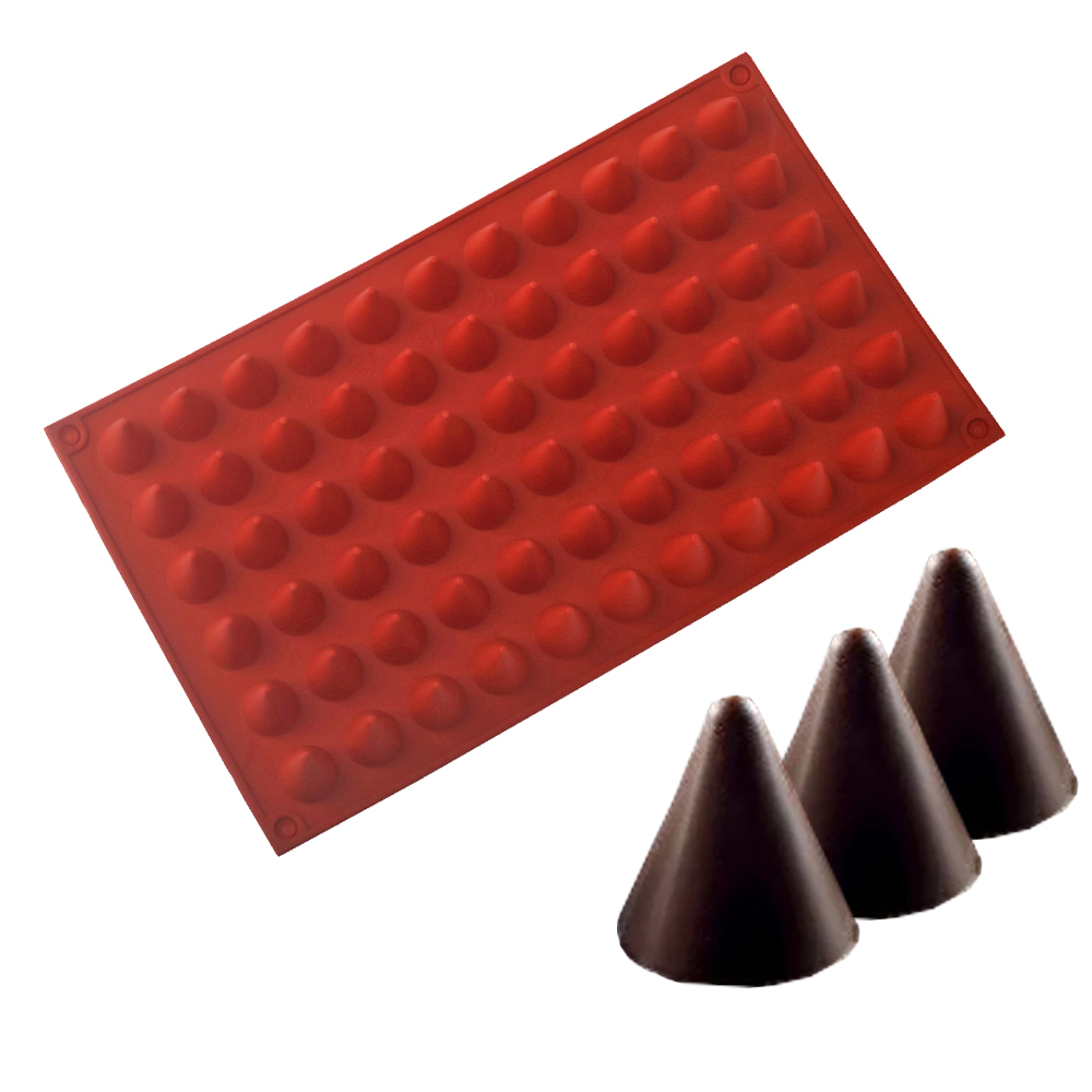 66-Cells Cone Chocolate Baking - Kitchen Baking Decor review and price