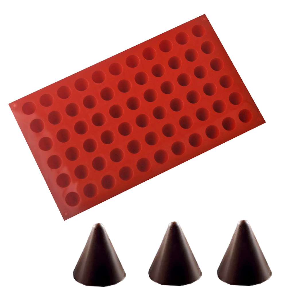 66-Cells Cone Chocolate Baking - Kitchen Baking Decor review and price