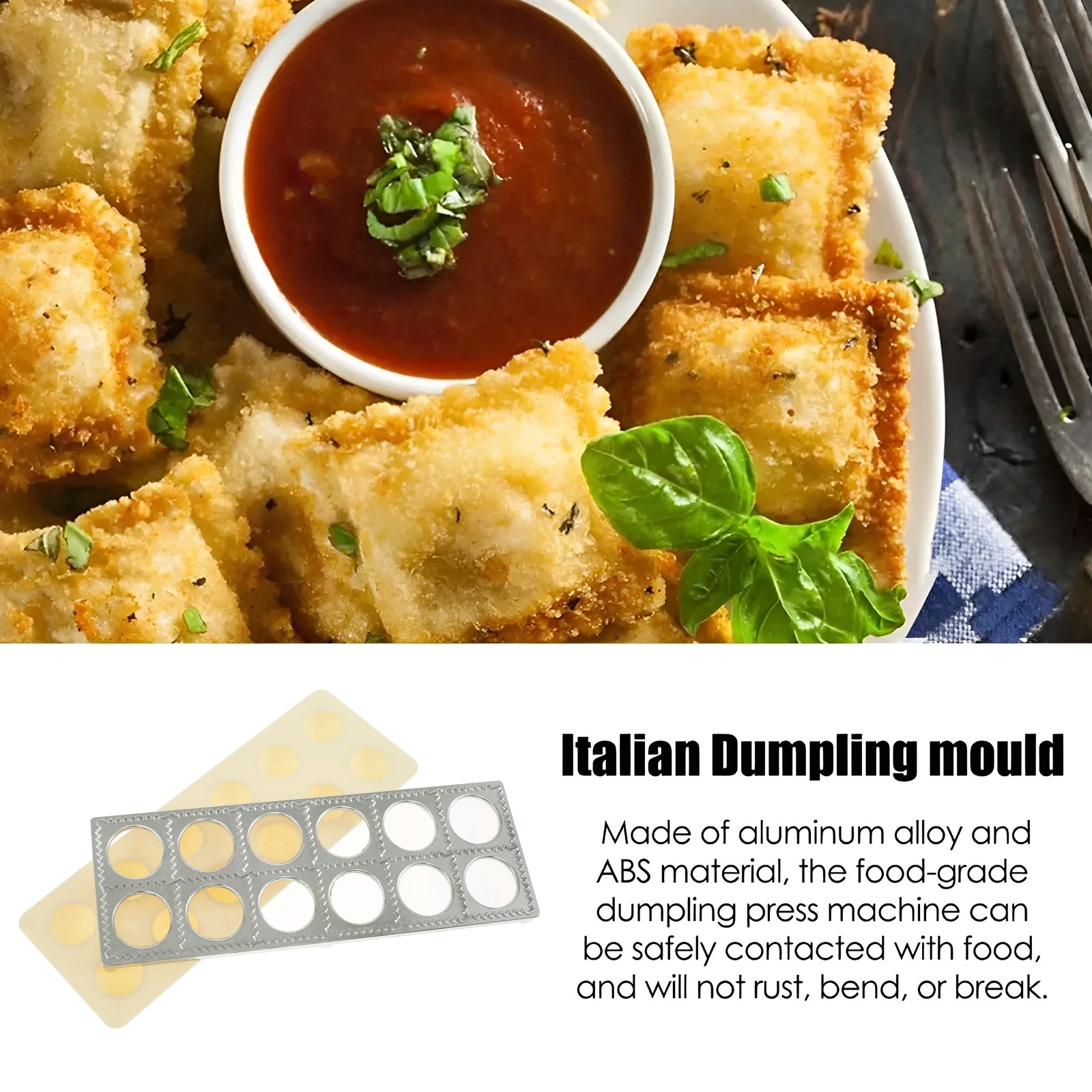 Dumpling Mold 12 Holes Ravioli - Kitchen Job review and price