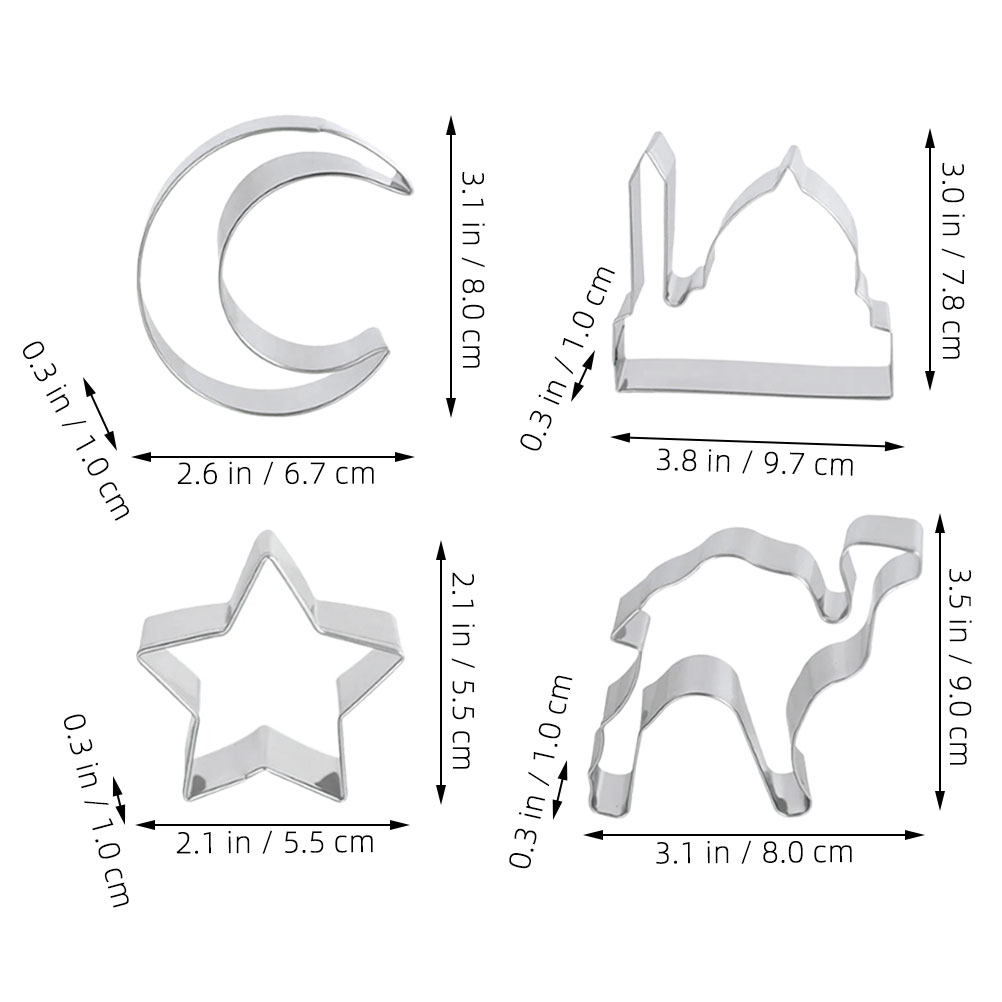 1Set Stainless Steel Cookie Mo - Cookie Cutter Set review and price