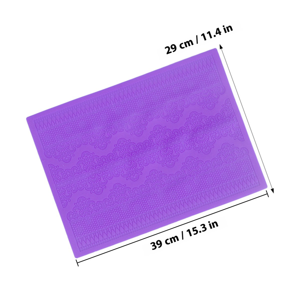 1pcs Silicone Mat Purple Food- - Kitchen Baking Decor review and price