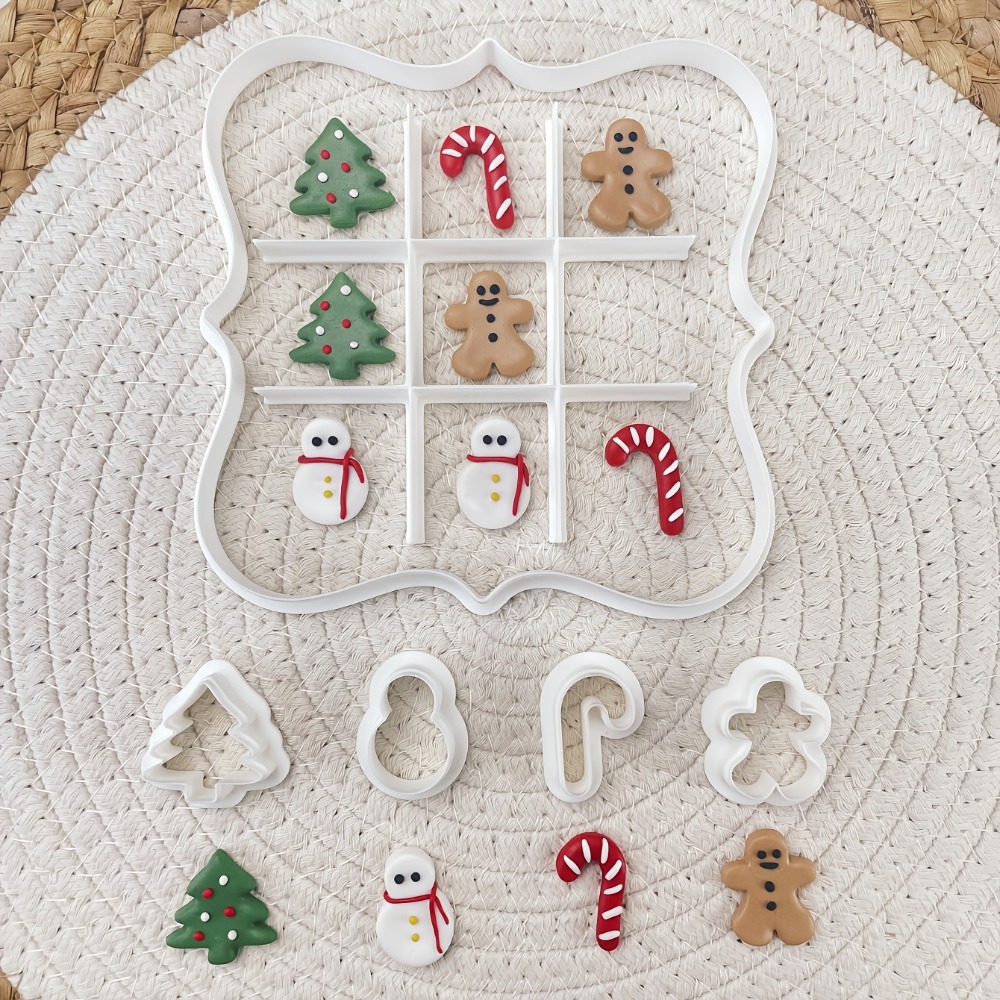 6Pcs Christmas Tic Tac Toe Coo - Cookie Cutter Set review and price