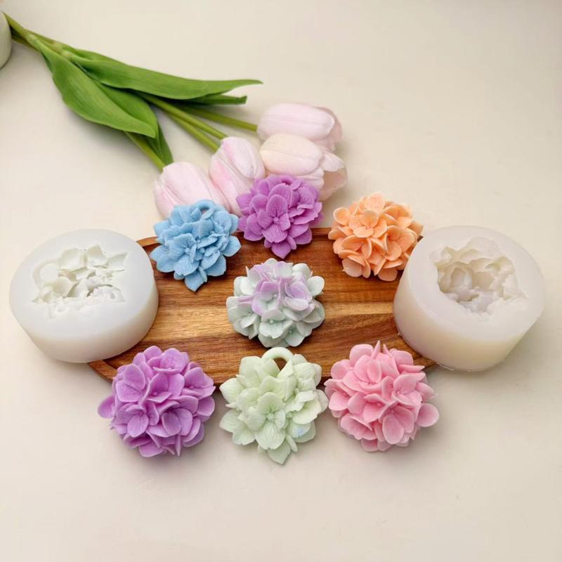 ●Hydrangea Flower Silicone Mol - Kitchen Baking Decor review and price