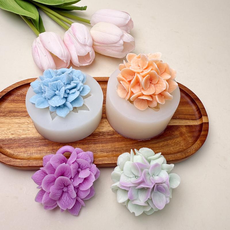 ●Hydrangea Flower Silicone Mol - Kitchen Baking Decor review and price
