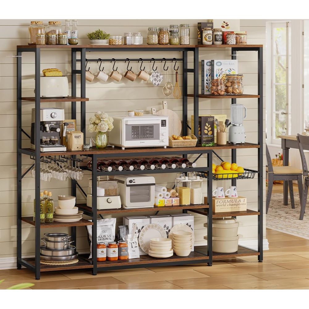 Large 62.4in Bakers Rack with  - Kitchen Baker review and price