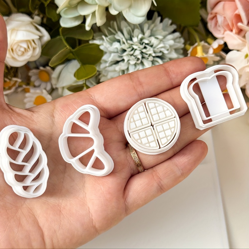 4Pcs Bread Themed Cookie Cutte - Cookie Cutter Set review and price