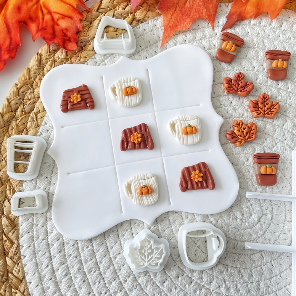 7Pcs Autumn Tic-Tac-Toe Cookie - Cookie Cutter Set review and price