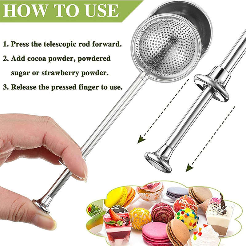 Stainless Steel Flour Powder F - Kitchen Baker review and price
