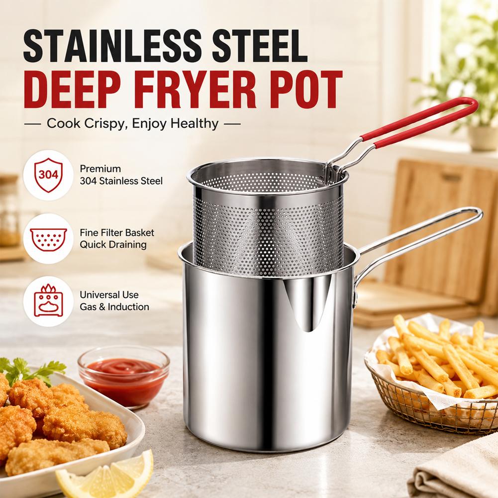 Stainless Steel Deep Fryer Pot - Miniature Baking Kitchen review and price